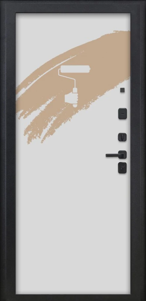 Входная дверь ДвериПРО Аура Под покраску DPRO220884 внутренняя сторона