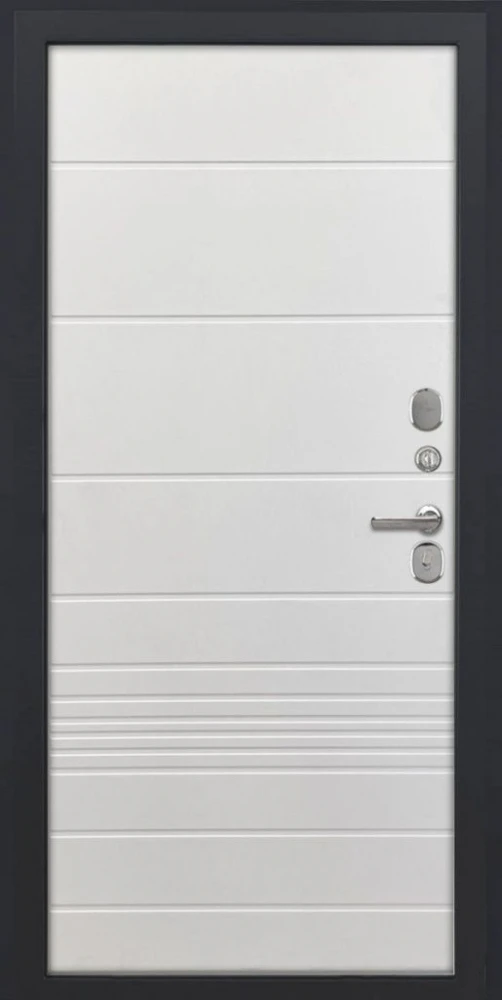 Входная дверь ДвериПРО Модель L-49 ФЛ-700 (10мм, ясень белый) DPRO220630 внутренняя сторона