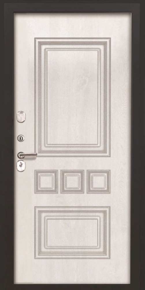 Входная дверь ДвериПРО Д-68 фл-608 винорит white DPRO195616 внутренняя сторона