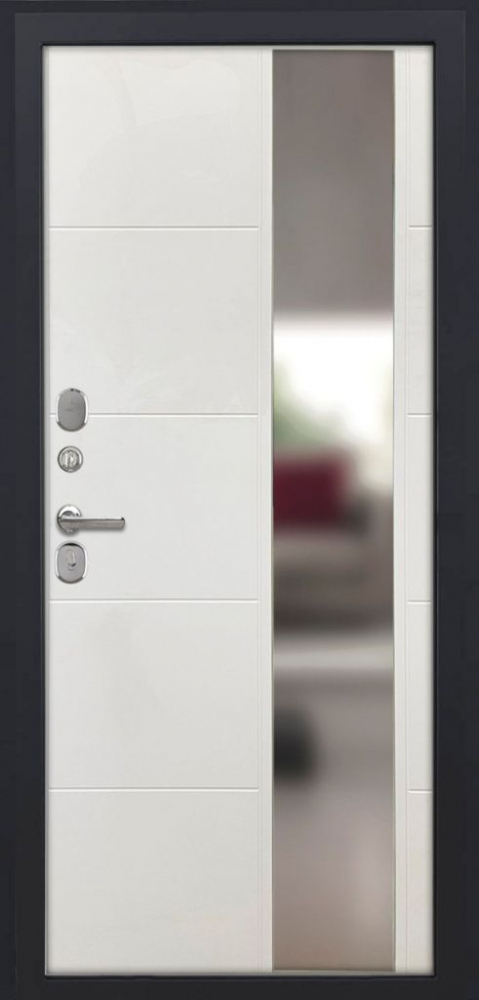 Входная дверь ДвериПРО Rosna ФЛЗ-649 капучино (зеркало) DPRO198138 внутренняя сторона