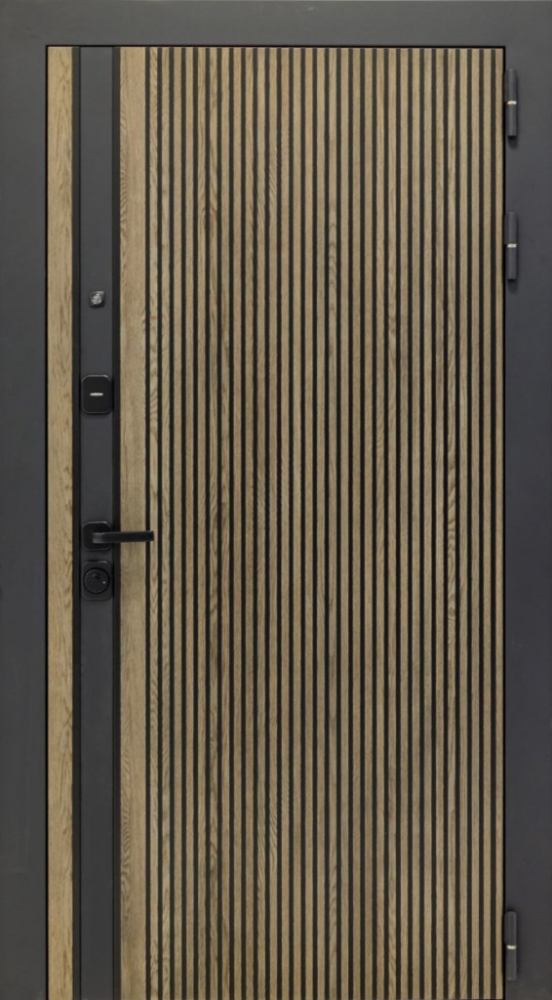 Входная дверь ДвериПРО Rosna ФЛЗ-649 капучино (зеркало) DPRO198138 внешняя сторона