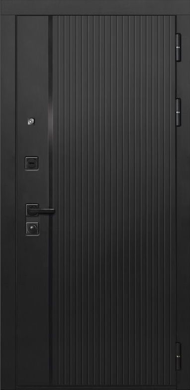 Входная дверь ДвериПРО L-45 Экошпон СБ-3 (16мм, капучино) DPRO195937 внешняя сторона